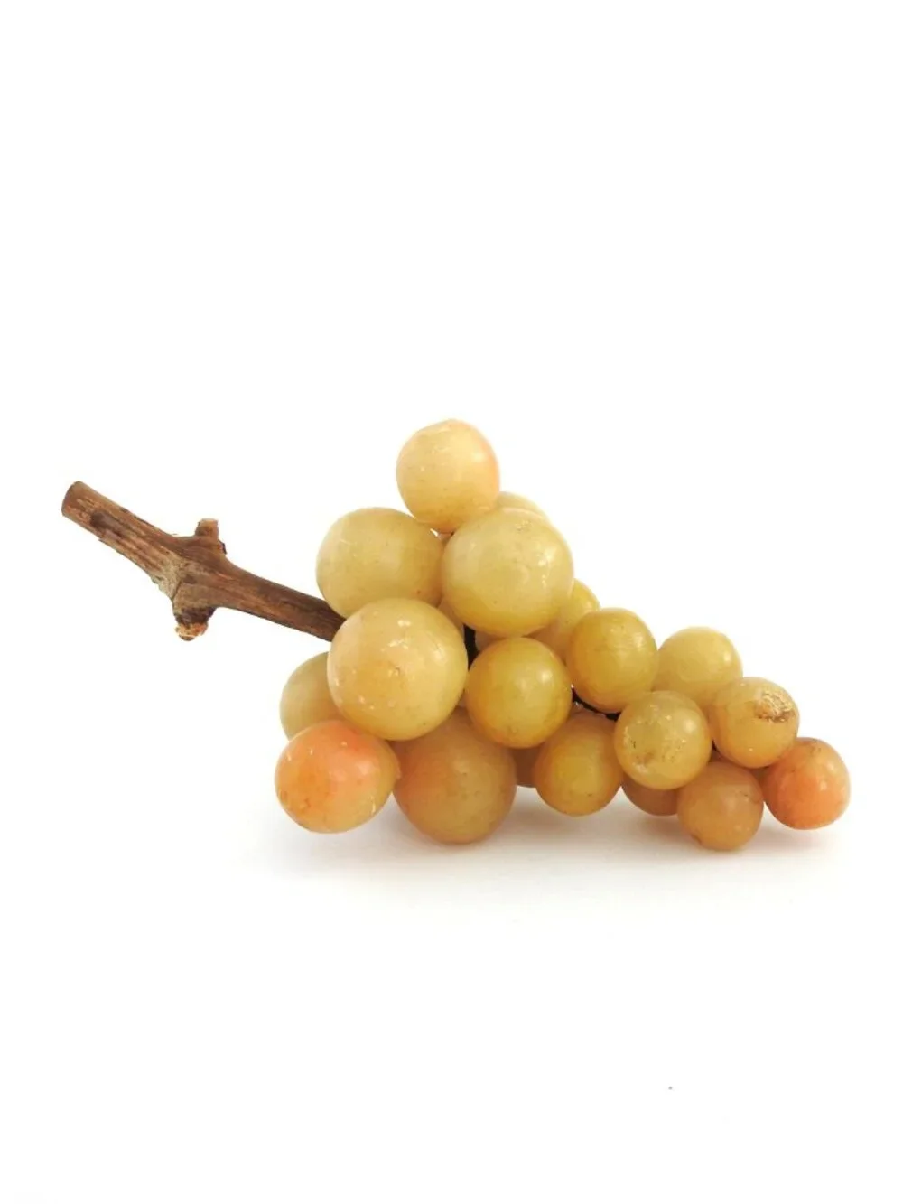 Vintage Italian Alabaster Grape Cluster Centerpiece Mid-Century Decor